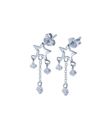 Shining Star Silver Stud Earring STS-5840